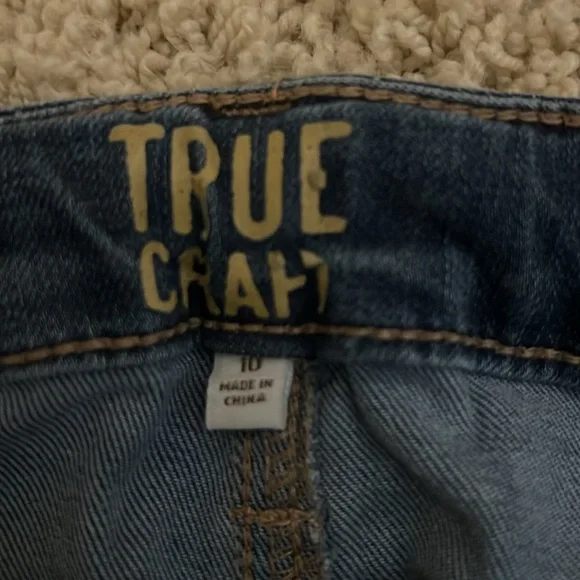 girls ripped jeans, size 10 - Picture 3 of 4